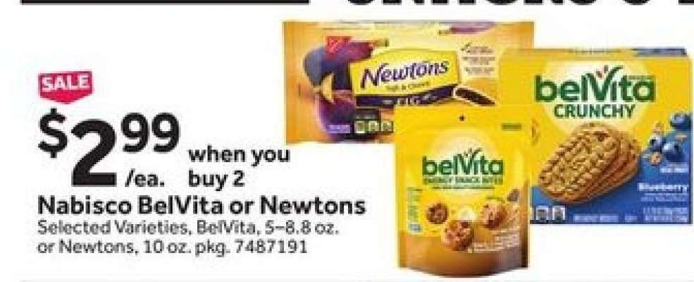 Nabisco BelVita or Newtons