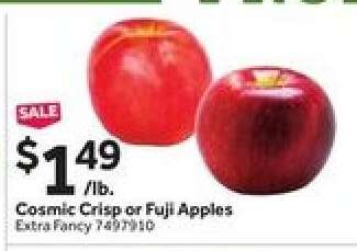Cosmic Crisp or Fuji Apples