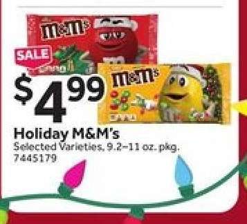 Holiday M&M's
