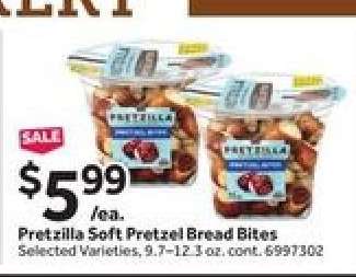 Pretzilla Soft Pretzel Bread Bites