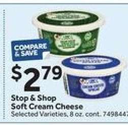 Stop & Shop Soft Cream Cheese