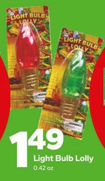 Light Bulb Lolly