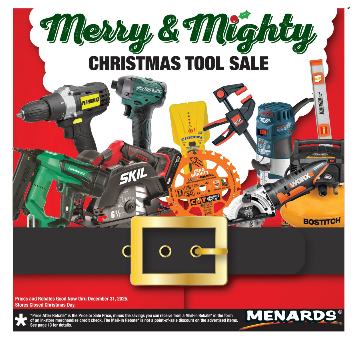 Menards ad - 11/29/2025 - 12/31/2025. Page 1