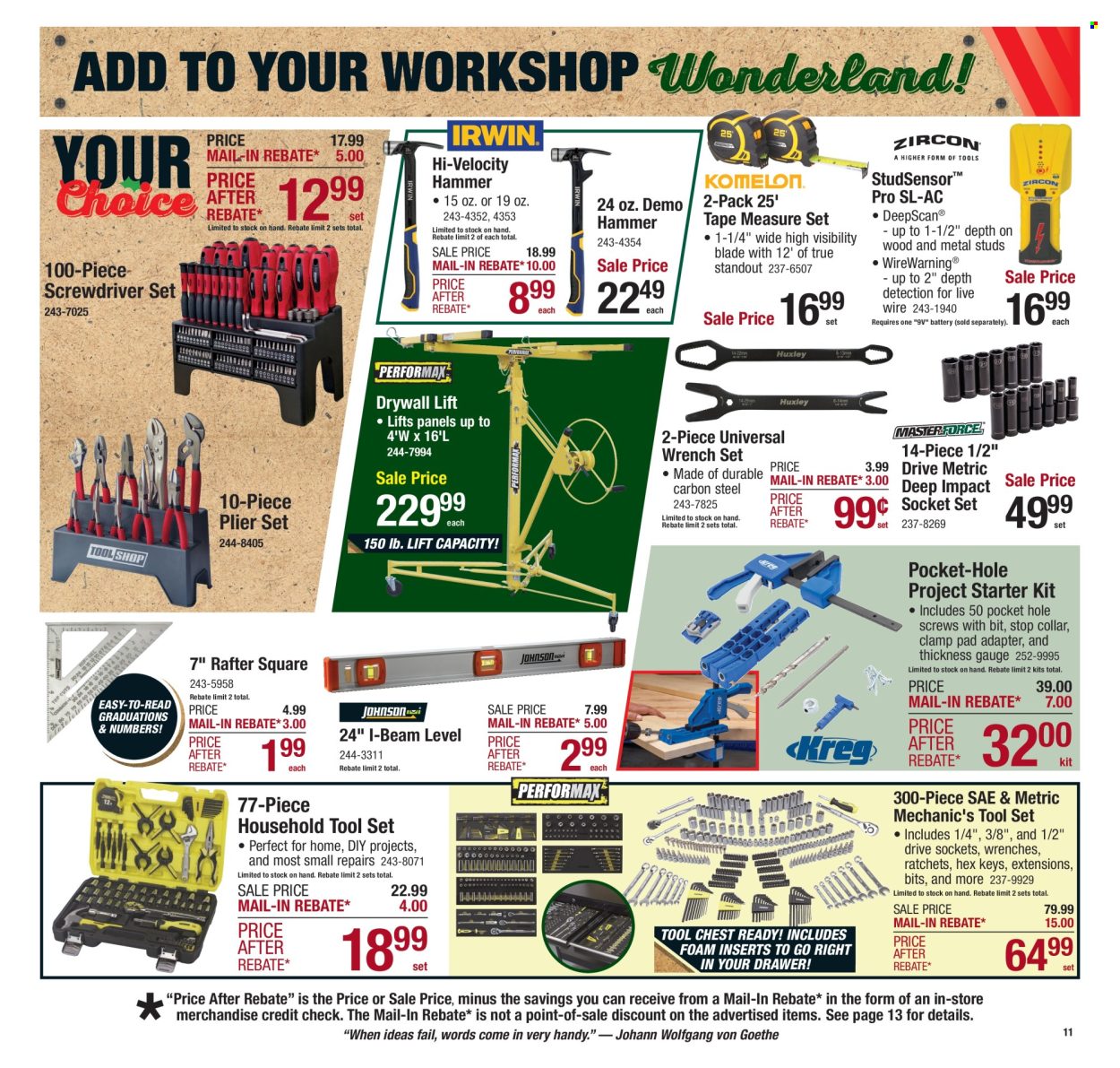 Menards ad - 11/29/2025 - 12/31/2025. Page 11
