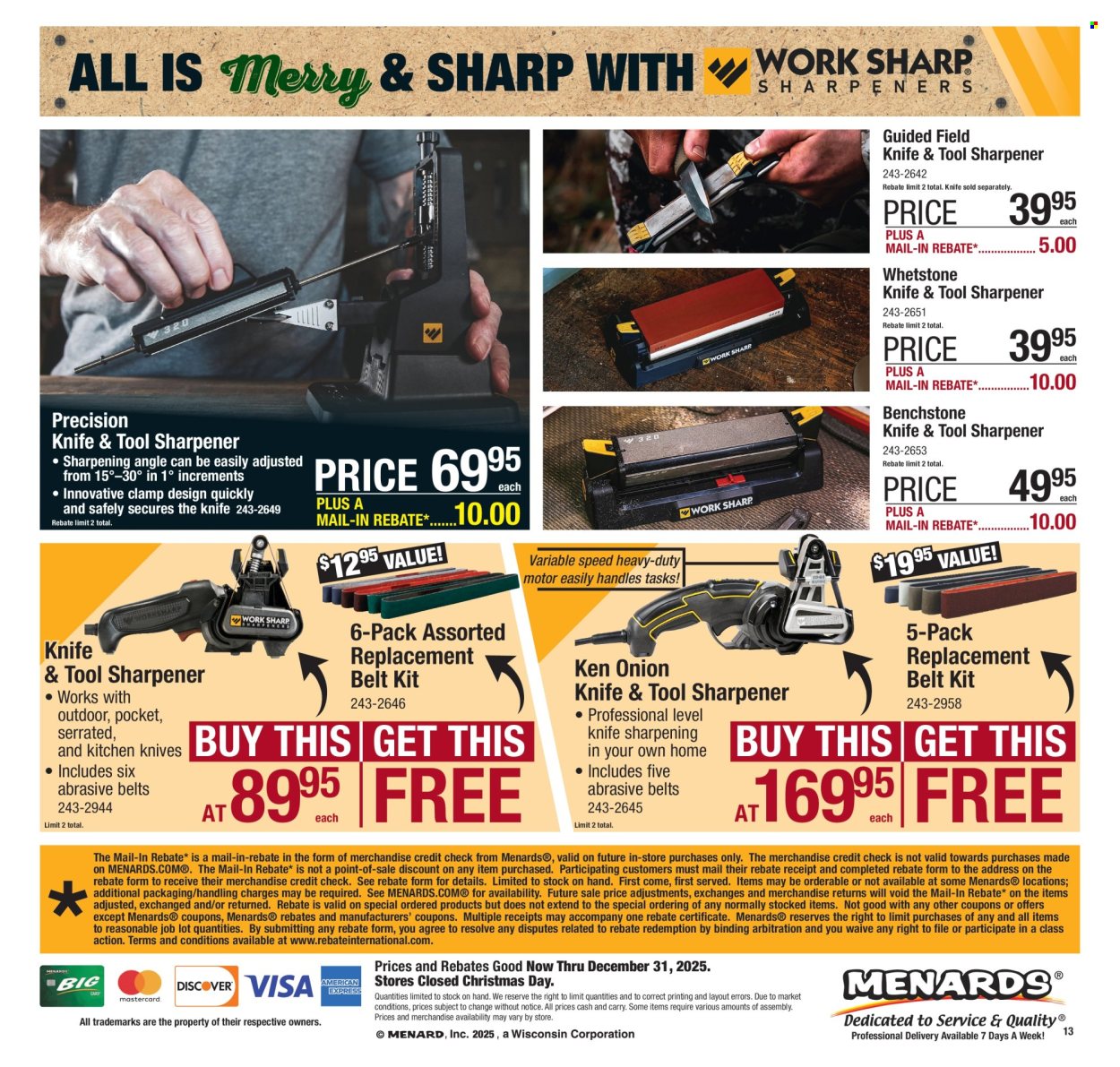 Menards ad - 11/29/2025 - 12/31/2025. Page 13