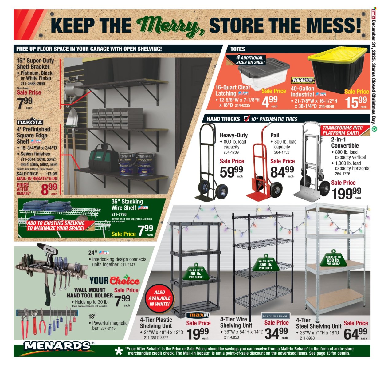 Menards ad - 11/29/2025 - 12/31/2025. Page 14