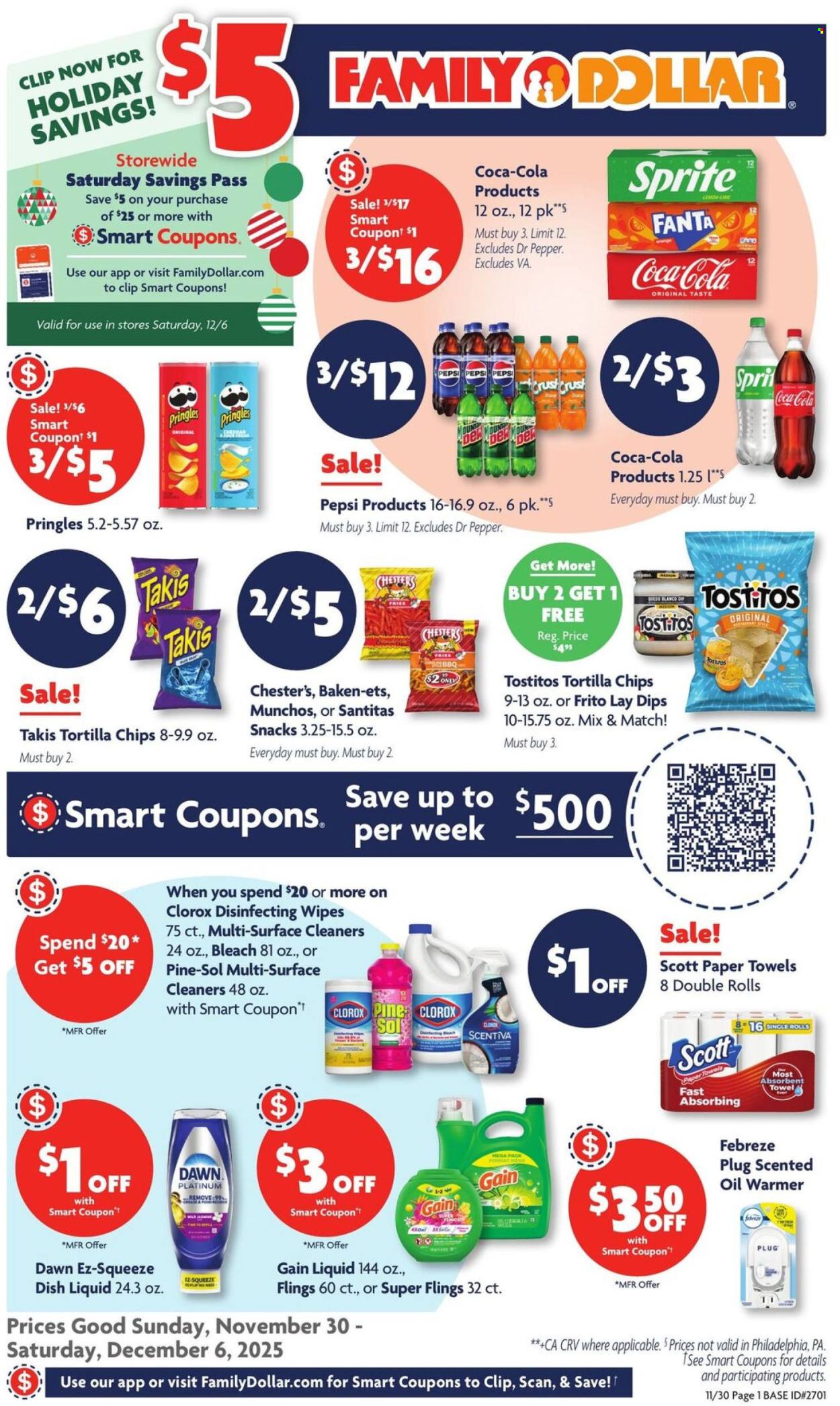 Family Dollar ad - 11/30/2025 - 12/06/2025. Page 1
