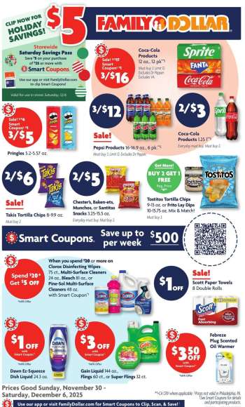 Family Dollar Flyer - 11/30/2025 - 12/06/2025.