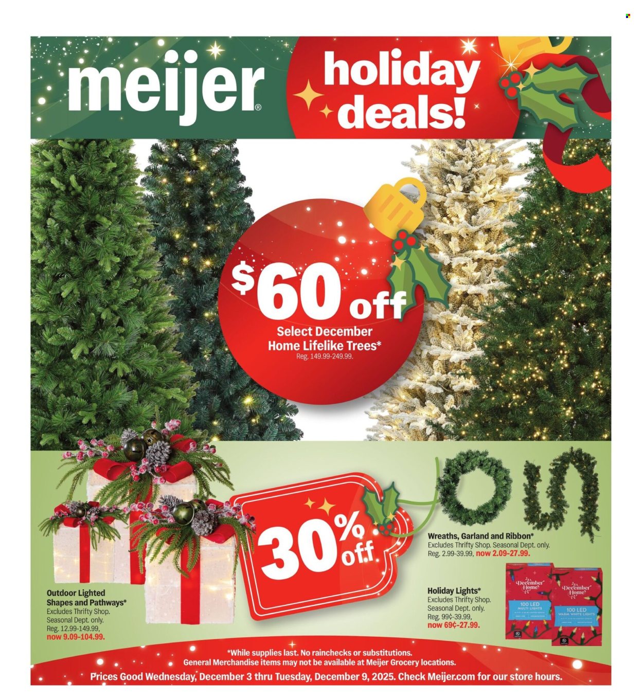 Meijer ad - 12/03/2025 - 12/09/2025. Page 1