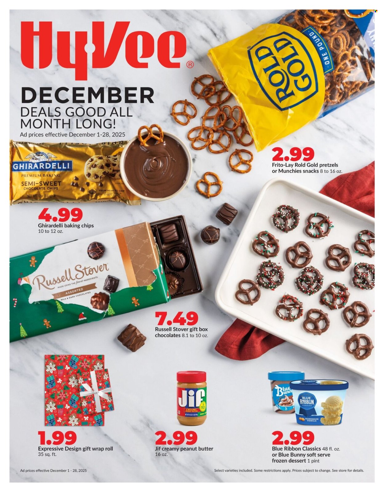 Hy-Vee ad - 12/01/2025 - 12/28/2025. Page 1