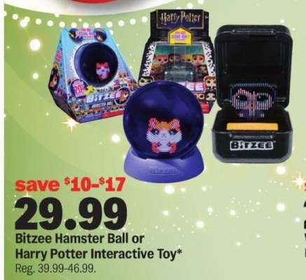 Bitzee Hamster Ball or Harry Potter Interactive Toy