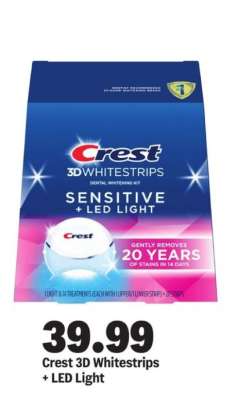 Crest 3D Whitestrips + LED Light