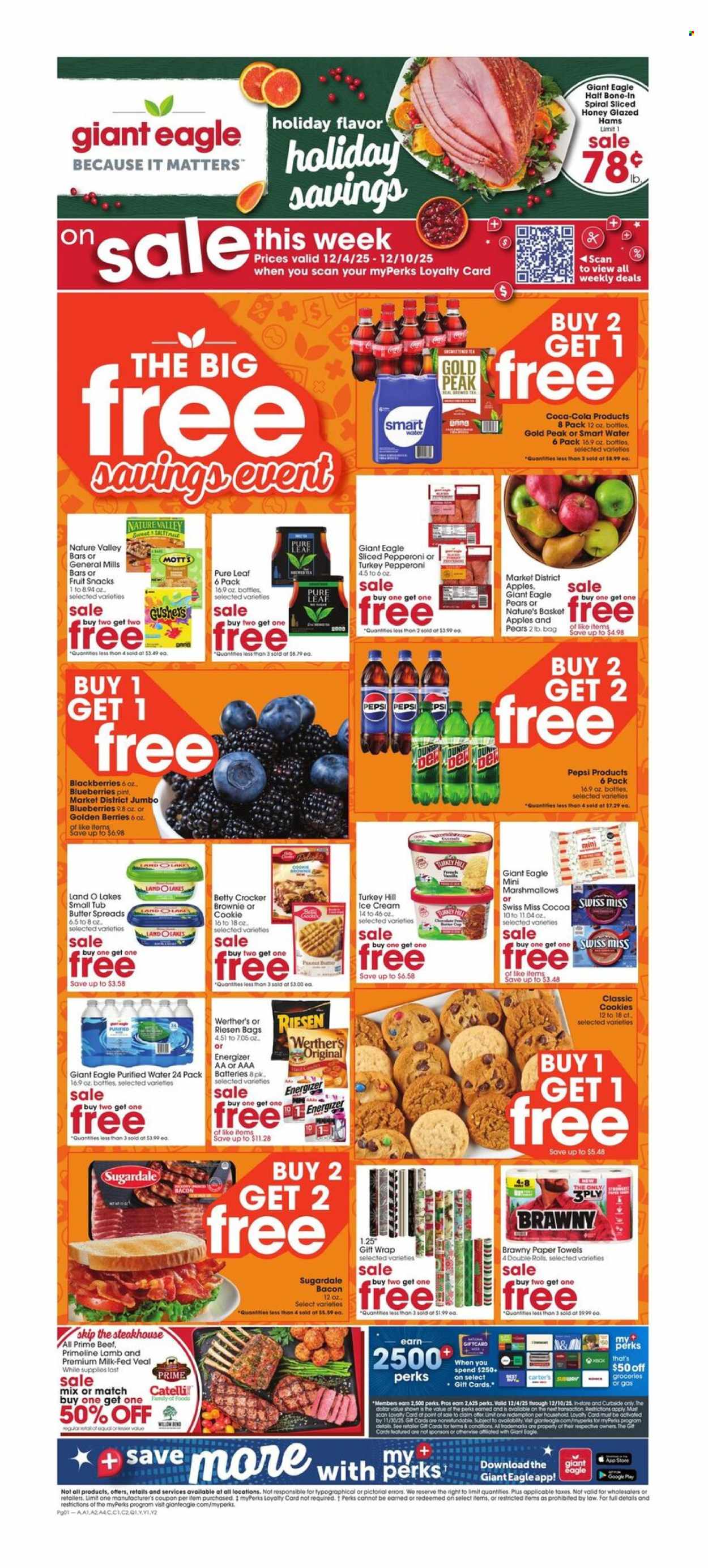 Giant Eagle ad - 12/04/2025 - 12/10/2025. Page 1