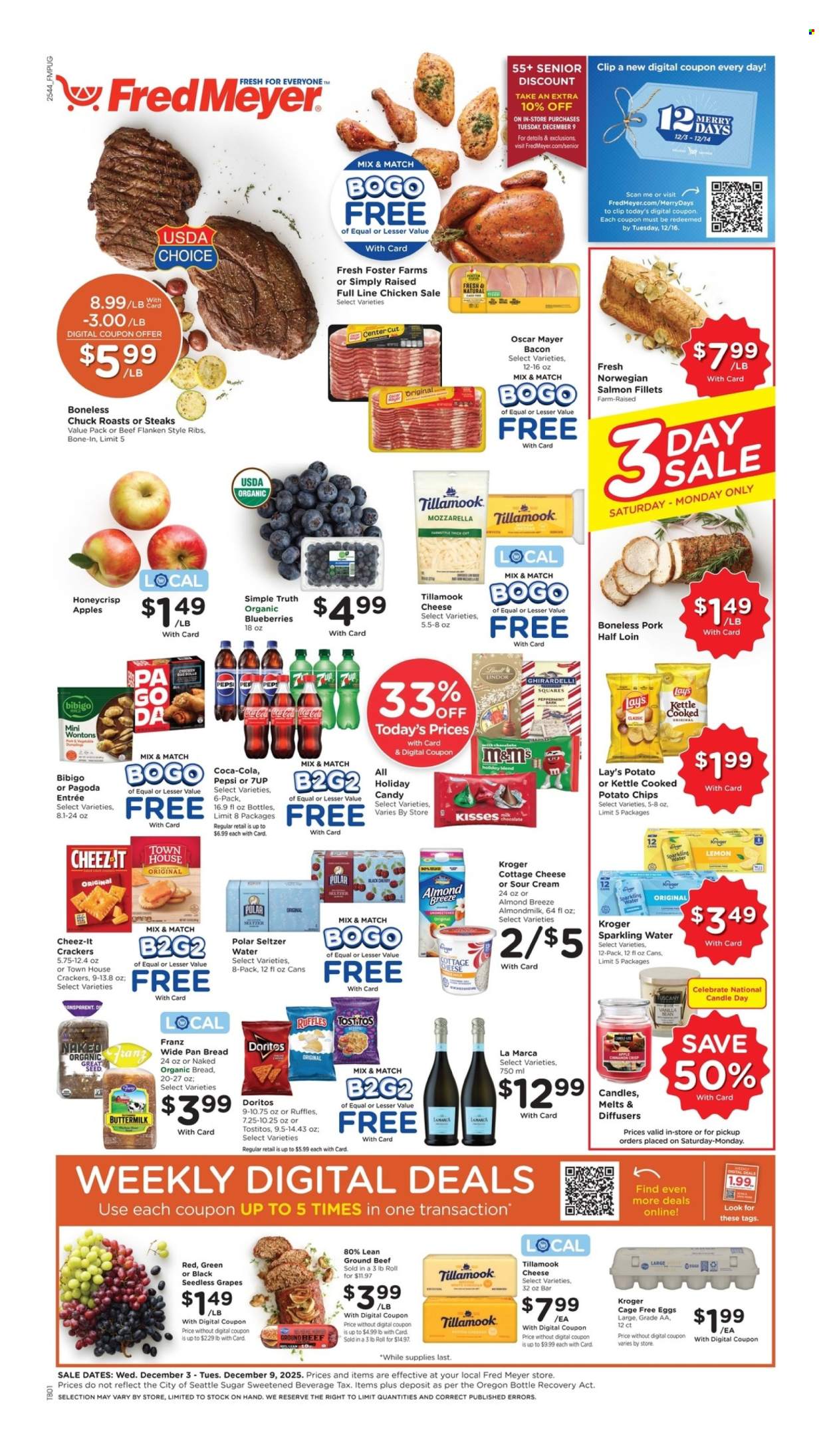 Fred Meyer ad - 12/03/2025 - 12/09/2025. Page 1