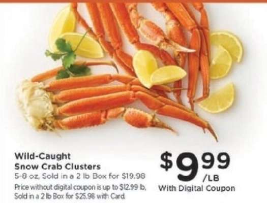 Wild-Caught Snow Crab Clusters