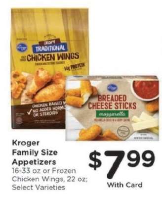 Kroger Family Size Appetizers