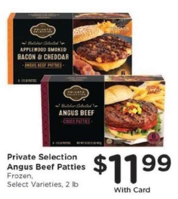 Private Selection Angus Beef Patties