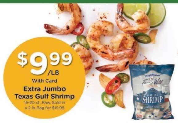 Extra Jumbo Texas Gulf Shrimp