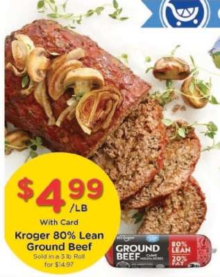Kroger 80% Lean Ground Beef