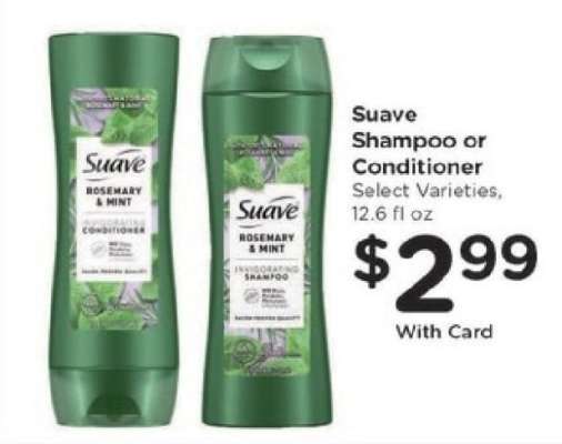 Suave Shampoo or Conditioner