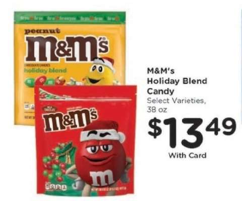 M&M's Holiday Blend Candy