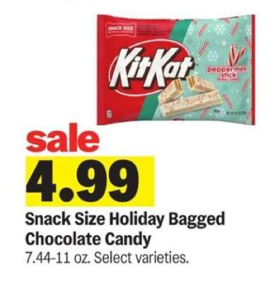 Snack Size Holiday Bagged Chocolate Candy