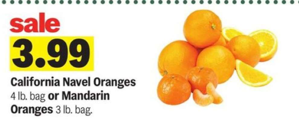 California Navel Oranges or Mandarin Oranges