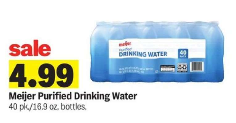 Meijer Purified Drinking Water