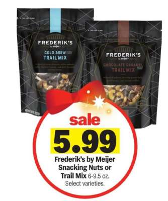 Frederik's by Meijer Snacking Nuts or Trail Mix