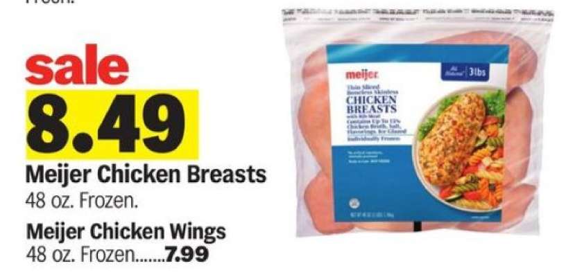Meijer Chicken Breasts