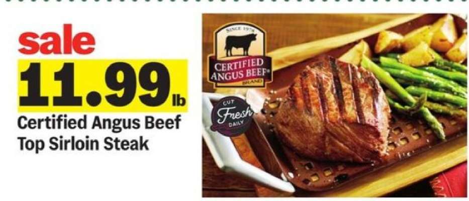 Certified Angus Beef Top Sirloin Steak