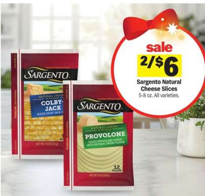 Sargento Natural Cheese Slices