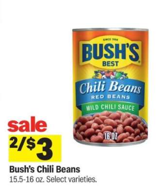 Bush's Chili Beans*