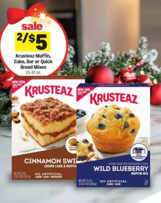 Krusteaz Muffin, Cake, Bar or Quick Bread Mixes