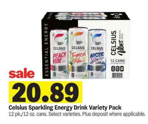 Celsius Sparkling Energy Drink Variety Pack