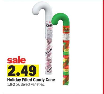 Holiday Filled Candy Cane
