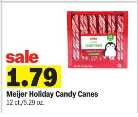 Meijer Holiday Candy Canes