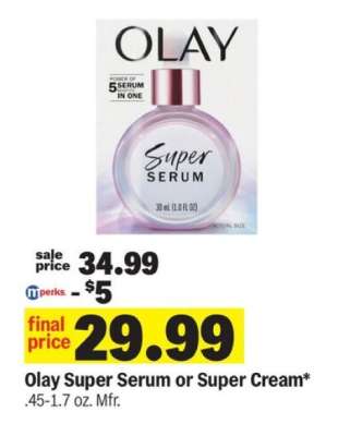 Olay Super Serum or Super Cream