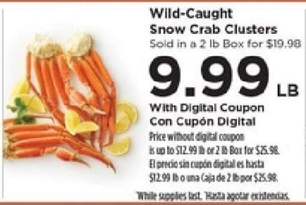 Wild-Caught Snow Crab Clusters