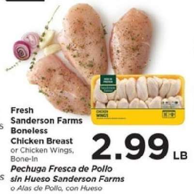 Fresh Sanderson Farms Boneless Chicken Breast