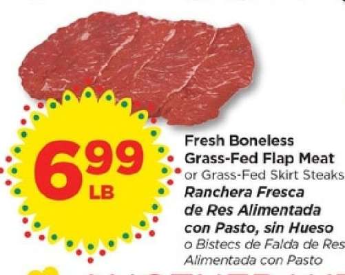 Fresh Boneless Grass-Fed Flap Meat