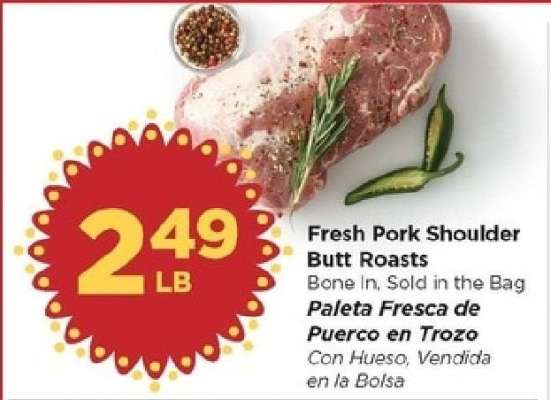 Fresh Pork Shoulder Butt Roasts