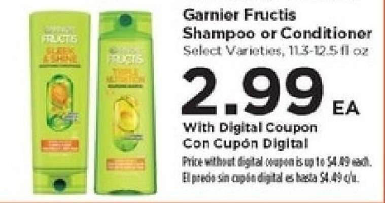 Garnier Fructis Shampoo or Conditioner