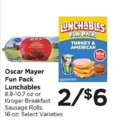 Oscar Mayer Fun Pack Lunchables