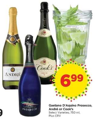 Gaetano D'Aquino Prosecco, André or Cook’s