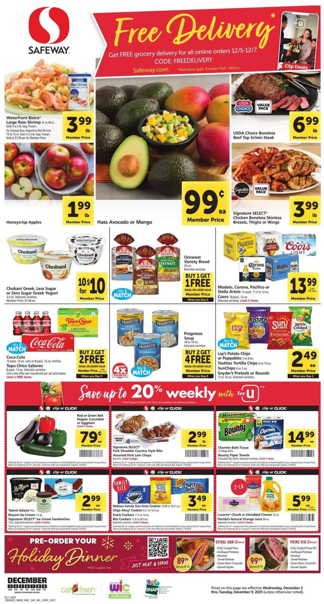 Safeway ad - 12/03/2025 - 12/09/2025. Page 1