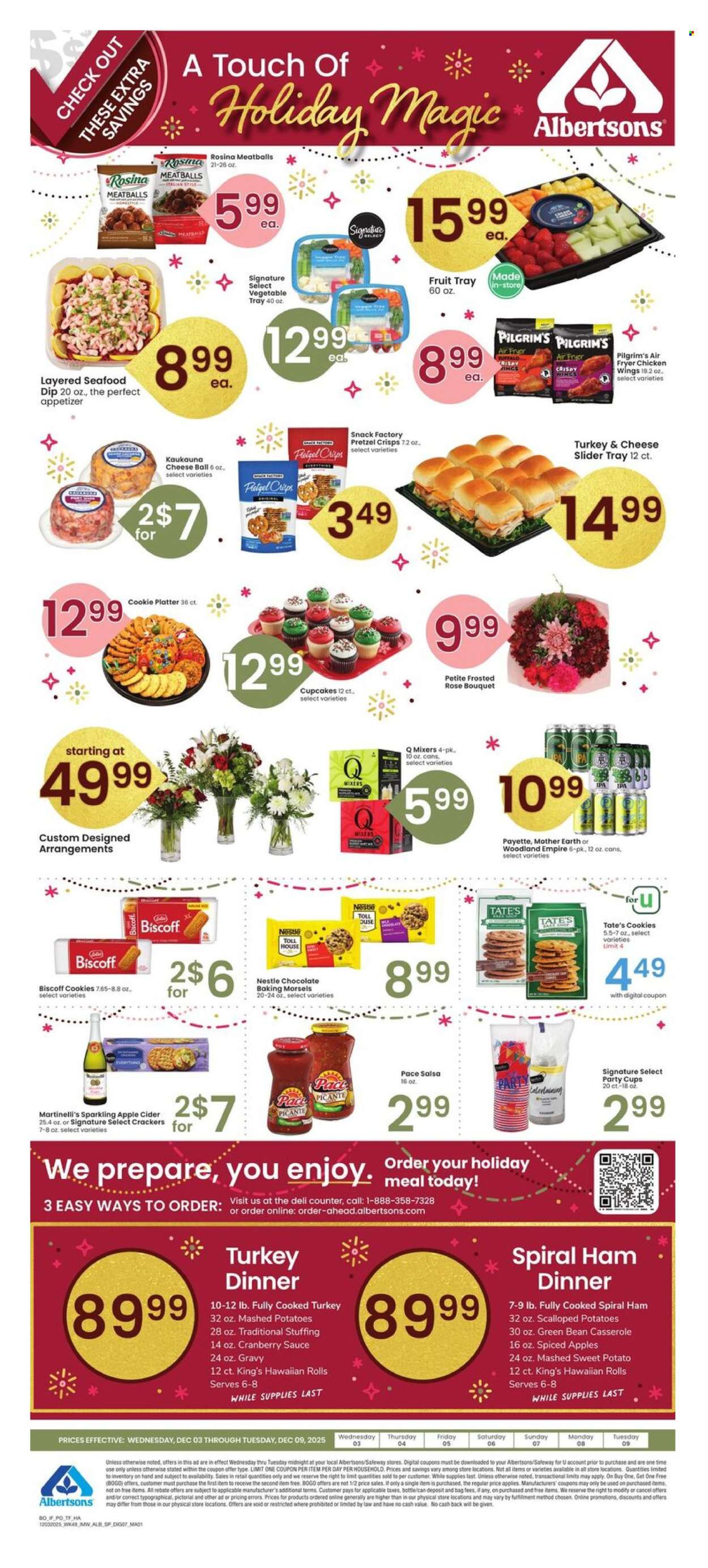 Albertsons ad - 12/03/2025 - 12/09/2025. Page 1
