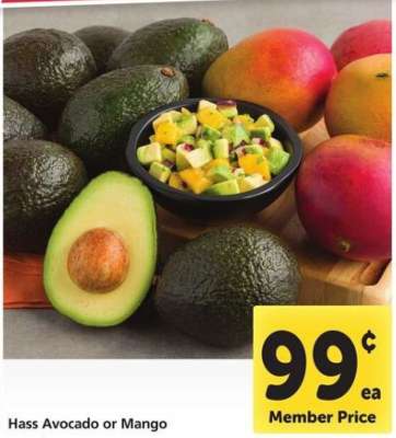 Hass Avocado or Mango