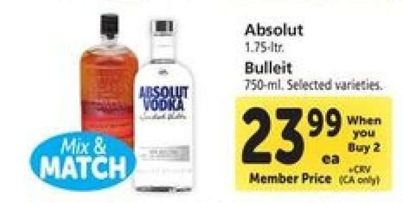 Absolut/Bulleit