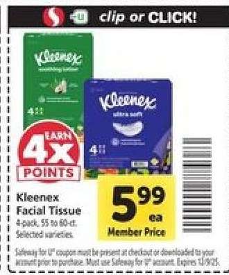 Kleenex Facial Tissue